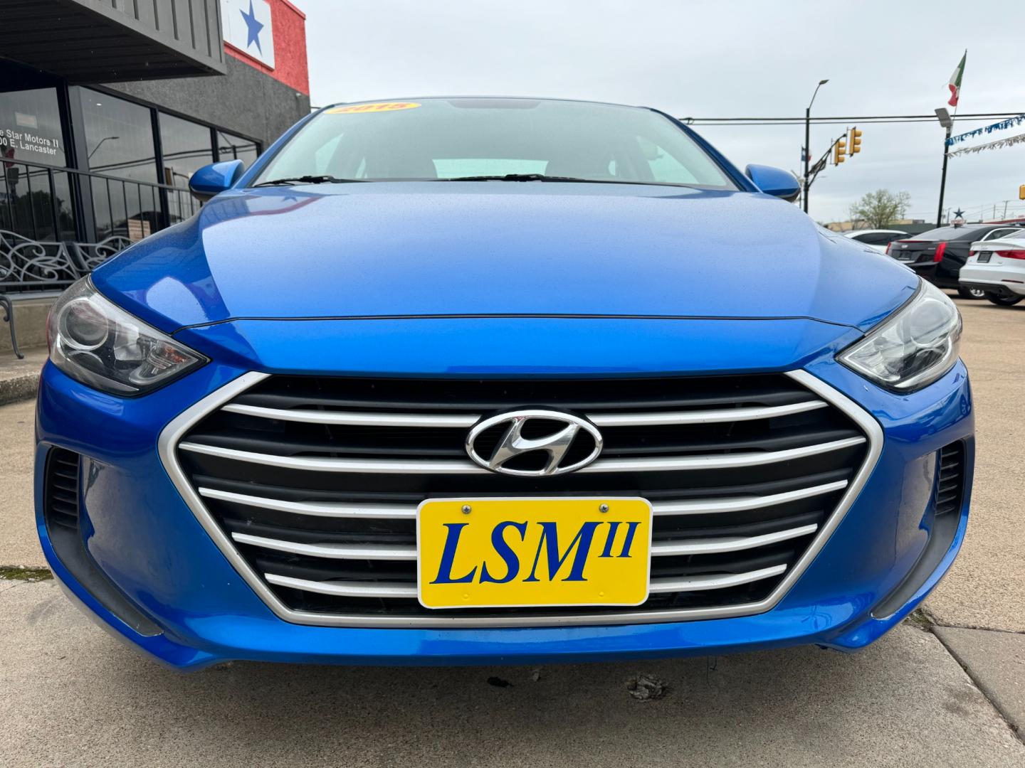 2017 BLUE HYUNDAI ELANTRA LIMITED; SE (5NPD74LF0HH) , located at 5900 E. Lancaster Ave., Fort Worth, TX, 76112, (817) 457-5456, 0.000000, 0.000000 - Photo#1